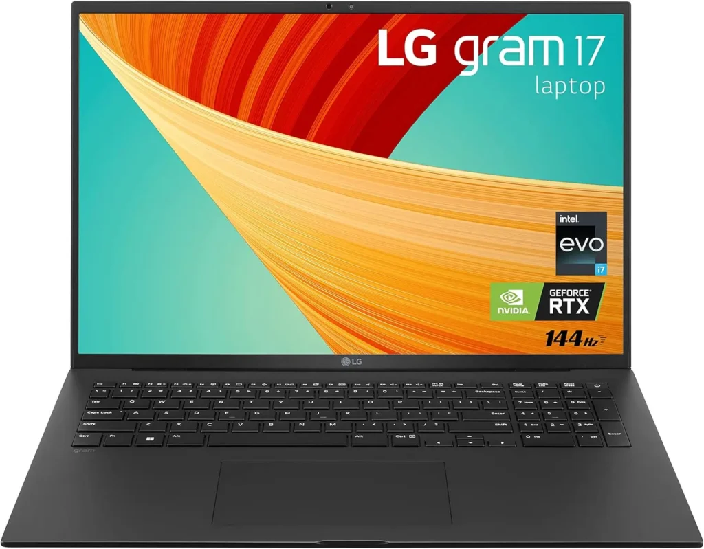 LG gram 17” Lightweight Laptop, Intel 13th Gen
