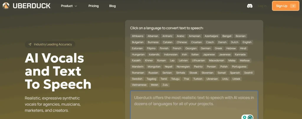 3. Uberduck (Best for AI Voice Cloning & Custom Trump Voice)